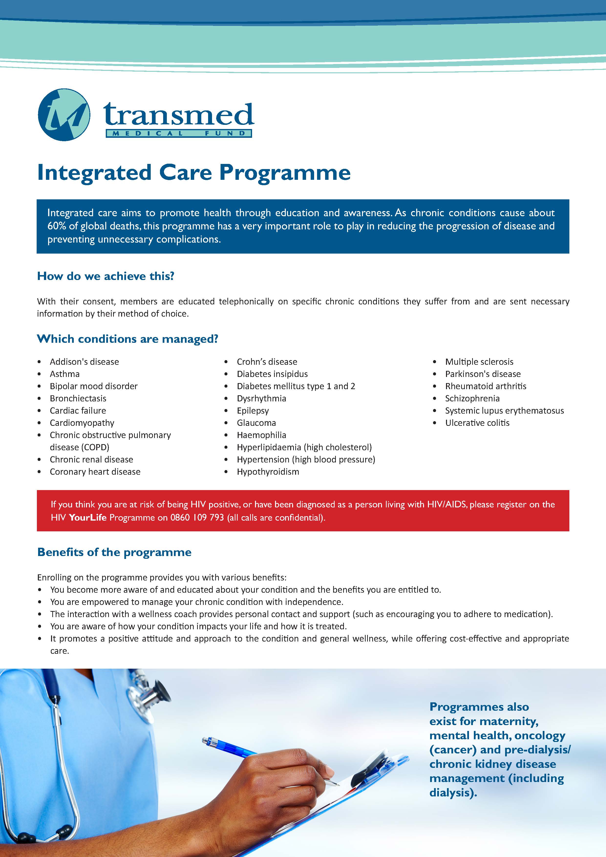 Integrated Care Programme information leaflet